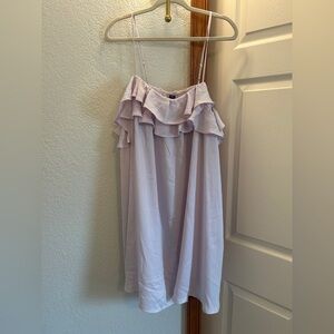 Lavender Ruffle Dress